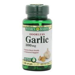 Tinh Dầu Tỏi Nature’s Bounty Odorless Garlic 1000mg Hộp 100 Viên  