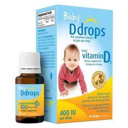 Thuốc Nhỏ Cho Trẻ Sơ Sinh Baby Ddrops Vitamin D3 400 I.U 90 Giọt