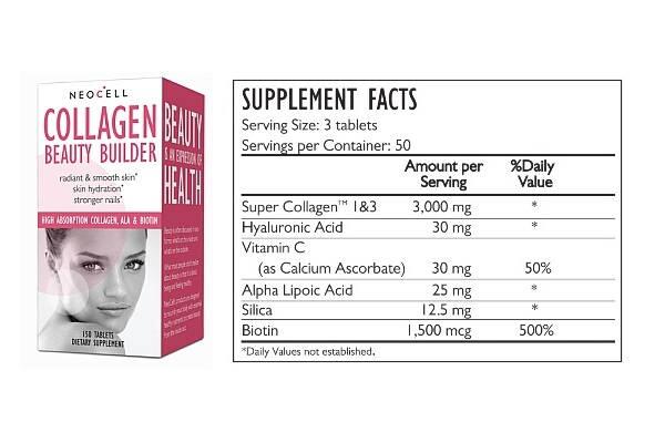 Viên Uống bổ Sung Collagen - Neocell Collagen Beauty Builder 150 Viên