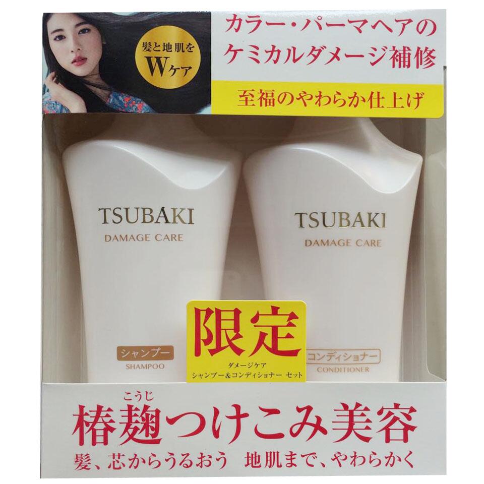 Bộ Đôi Dầu gội Và Dầu Xả Shiseido Tsubaki 500ML