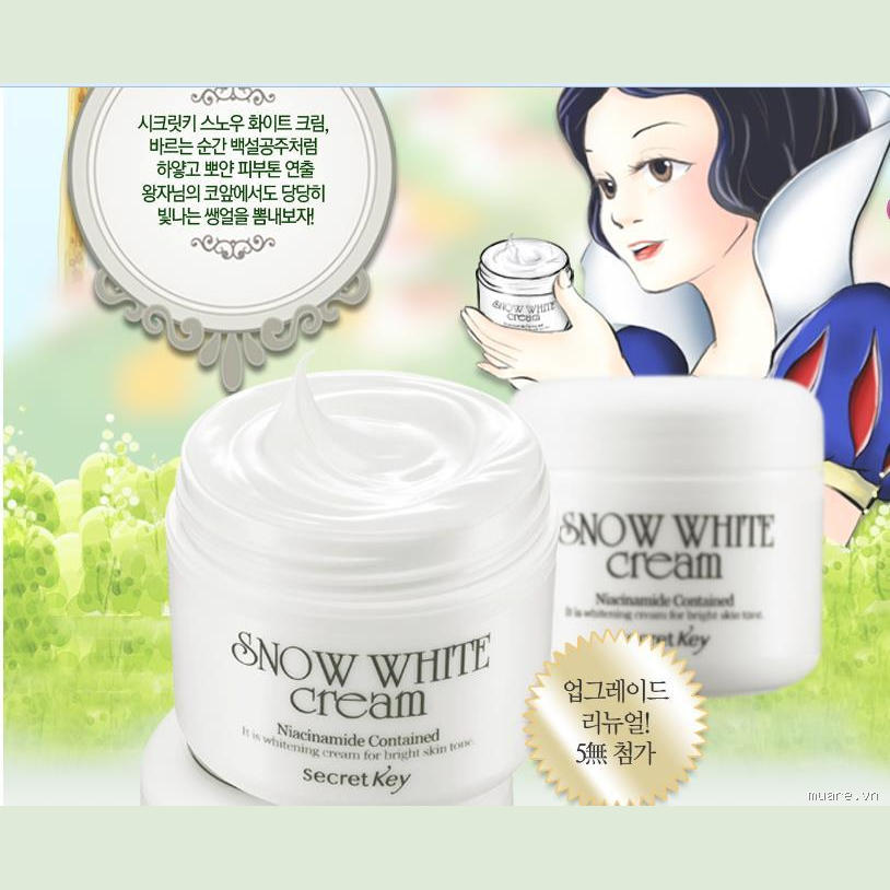 Kem dưỡng trắng Snow White Cream Secret Key