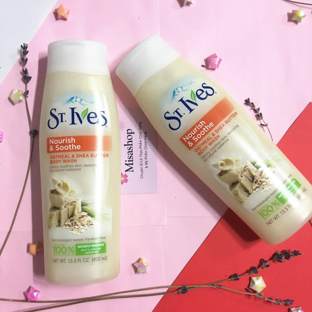  Sữa Tắm St.Ives Nourish & Soothe Oatmeal & Shea Butter